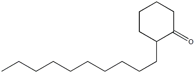 2-Decylcyclohexanone Struktur