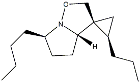 (3S,3aS,6R,2'R)-6-Butyl-2'-propyl-3a,4,5,6-tetrahydrospiro[pyrrolo[1,2-b]isoxazole-3(2H),1'-cyclopropane] Structure