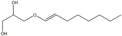 3-(1-Octenyloxy)-1,2-propanediol Structure