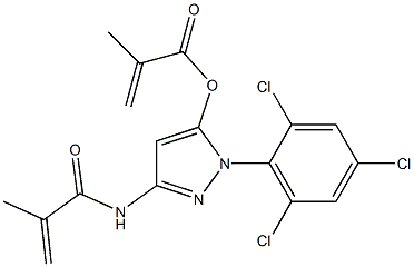 5-Methacryloyloxy-3-methacryloylamino-1-(2,4,6-trichlorophenyl)-1H-pyrazole