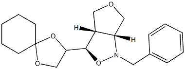 [3R,3aS,6aR]-3-[(R)-1,4-Dioxaspiro[4.5]decan-2-yl]tetrahydro-1-benzyl-1H,4H-furo[3,4-c]isoxazole