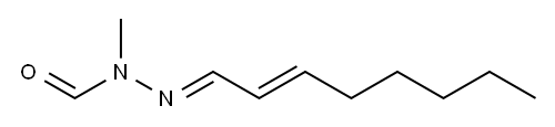 2-(2-Octen-1-ylidene)-1-methylhydrazinecarbaldehyde