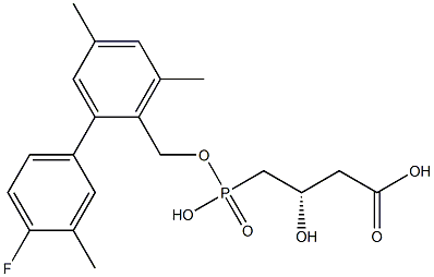 (3S)-3-Hydroxy-4-[hydroxy[2-(4-fluoro-3-methylphenyl)-4,6-dimethylbenzyloxy]phosphinyl]butyric acid