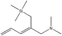 [(2Z)-2-(Dimethylaminomethyl)-2,4-pentadienyl]trimethylsilane,,结构式