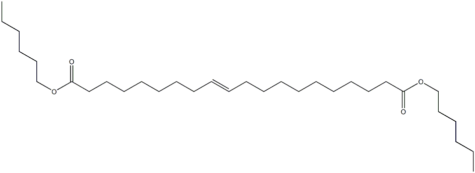 9-Icosenedioic acid dihexyl ester Struktur