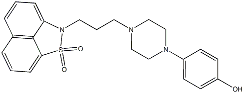 2-[3-[4-(4-Hydroxyphenyl)-1-piperazinyl]propyl]-2H-naphth[1,8-cd]isothiazole 1,1-dioxide