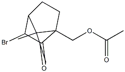 10-Acetoxy-3-bromo-2-bornanone 结构式