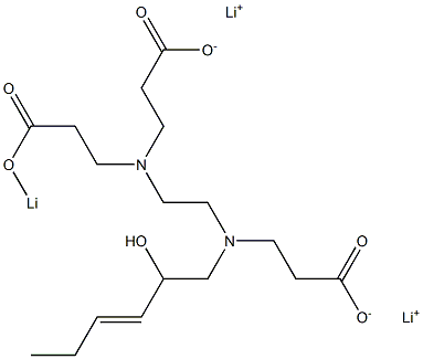 4-(2-Hydroxy-3-hexenyl)-7-(2-lithiooxycarbonylethyl)-4,7-diazadecanedioic acid dilithium salt