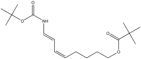 Pivalic acid [(5Z,7E)-8-[(tert-butyloxycarbonyl)amino]-5,7-octadienyl] ester