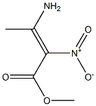 (Z)-3-Amino-2-nitro-2-butenoic acid methyl ester Structure