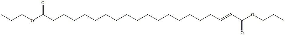 18-イコセン二酸ジプロピル 化学構造式