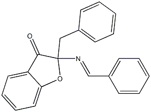 2-Benzyl-2-benzylideneaminobenzofuran-3(2H)-one