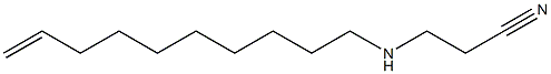 3-(9-Decenylamino)propionitrile Structure