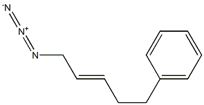 (E)-5-Phenyl-2-pentenyl azide Struktur
