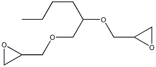 2,2'-[1,2-Hexanediylbis(oxymethylene)]bis(oxirane) Struktur