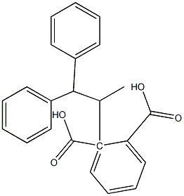 (-)-Phthalic acid hydrogen 1-[(S)-2,2-diphenyl-1-methylethyl] ester Structure