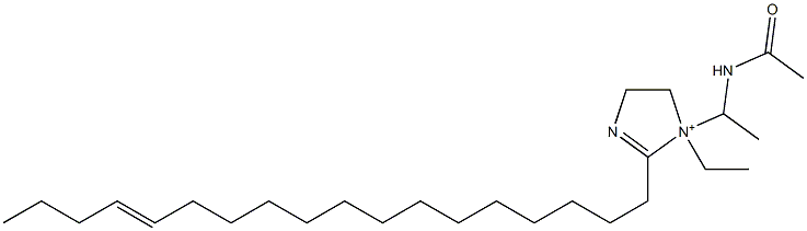1-[1-(Acetylamino)ethyl]-1-ethyl-2-(14-octadecenyl)-2-imidazoline-1-ium|