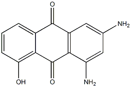 1-Hydroxy-6,8-diaminoanthraquinone Structure