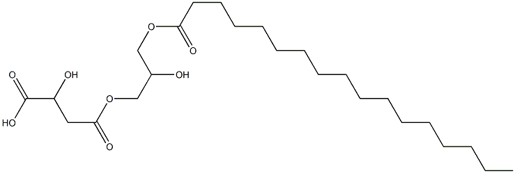 2-Hydroxybutanedioic acid hydrogen 4-[2-hydroxy-3-(heptadecanoyloxy)propyl] ester|