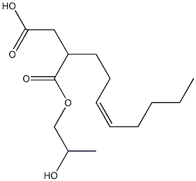 2-(3-Octenyl)succinic acid hydrogen 1-(2-hydroxypropyl) ester