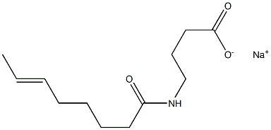 4-(6-Octenoylamino)butyric acid sodium salt