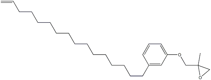 3-(15-Hexadecenyl)phenyl 2-methylglycidyl ether Structure