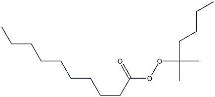 Decaneperoxoic acid 1,1-dimethylpentyl ester Struktur