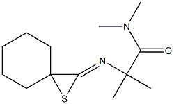 (2Z)-2-[[2-(Dimethylamino)-2-oxo-1,1-dimethylethyl]imino]-1-thiaspiro[2.5]octane 结构式