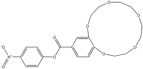 6,7,9,10,12,13,15,16-Octahydro-5,8,11,14,17-pentaoxa-5H-benzocyclopentadecene-2-carboxylic acid 4-nitrophenyl ester|