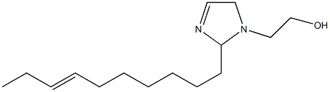 2-(7-Decenyl)-3-imidazoline-1-ethanol Structure