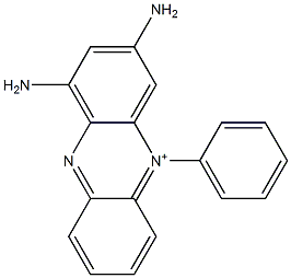 1,3-Diamino-5-phenylphenazin-5-ium Structure