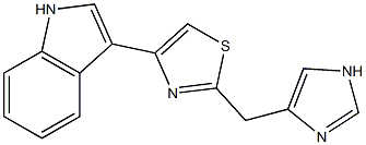 3-(2-(1H-Imidazol-4-ylmethyl)-4-thiazolyl)-1H-indole