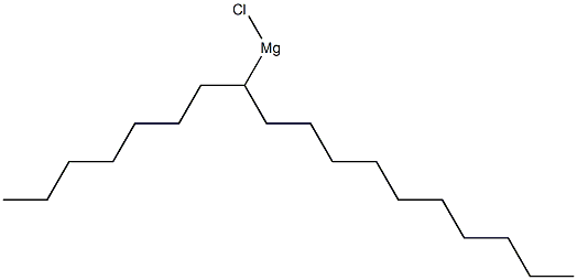 (1-ヘプチルウンデシル)マグネシウムクロリド 化学構造式