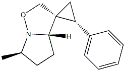 (3R,3aS,6R,2'R)-6-Methyl-2'-phenyl-3a,4,5,6-tetrahydrospiro[pyrrolo[1,2-b]isoxazole-3(2H),1'-cyclopropane] Struktur