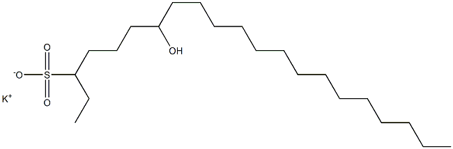 7-Hydroxyhenicosane-3-sulfonic acid potassium salt