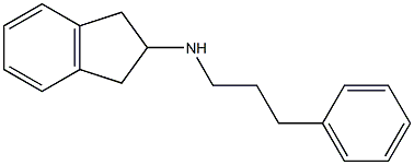 2,3-Dihydro-N-(3-phenylpropyl)-1H-inden-2-amine,,结构式