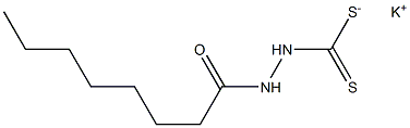 1-Octanoylhydrazine-2-carbodithioic acid potassium salt