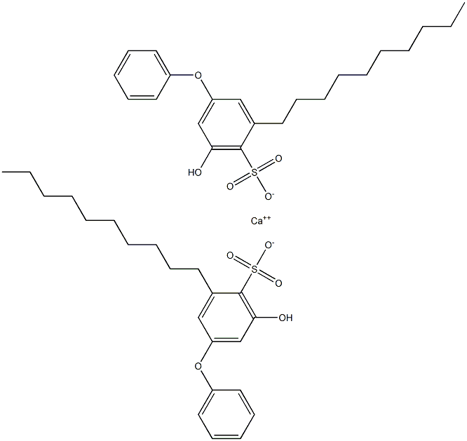 Bis(5-hydroxy-3-decyl[oxybisbenzene]-4-sulfonic acid)calcium salt