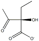 (R)-2-Ethyl-2-hydroxy-3-oxobutyric acid anion