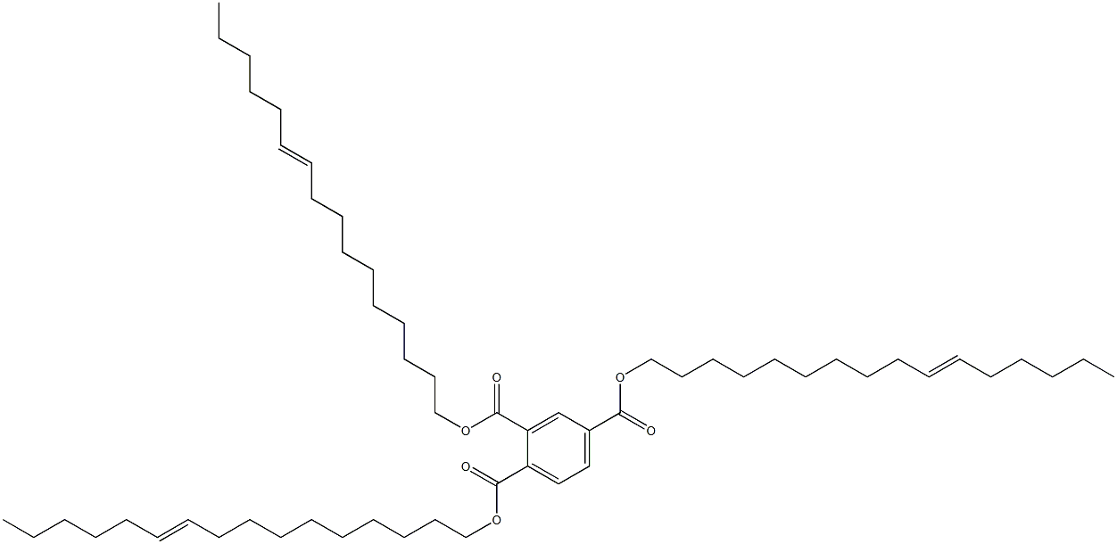 1,2,4-Benzenetricarboxylic acid tri(10-hexadecenyl) ester Structure