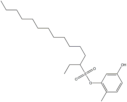 3-Pentadecanesulfonic acid 3-hydroxy-6-methylphenyl ester