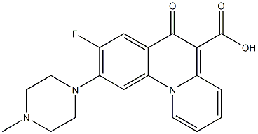 8-Fluoro-9-(4-methyl-1-piperazinyl)-6-oxo-6H-benzo[c]quinolizine-5-carboxylic acid|