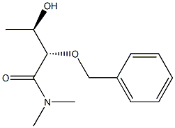 (2S,3R)-3-Hydroxy-2-(benzyloxy)-N,N-dimethylbutyramide Structure