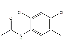 2'-クロロ-3'-メチル-4'-クロロ-5'-メチルアセトアニリド 化学構造式