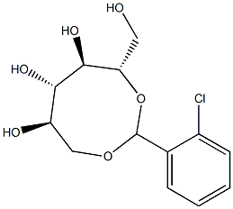 1-O,5-O-(2-Chlorobenzylidene)-L-glucitol Structure