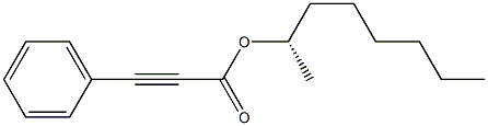 (+)-Phenylpropiolic acid (S)-1-methylheptyl ester Struktur