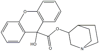 9-Hydroxy-9H-xanthene-9-carboxylic acid quinuclidin-3-yl ester|