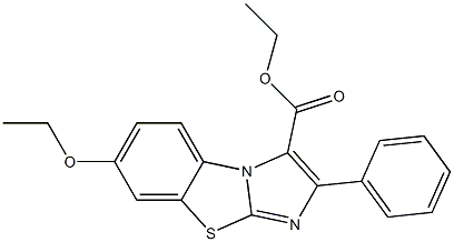 2-Phenyl-7-ethoxyimidazo[2,1-b]benzothiazole-3-carboxylic acid ethyl ester|