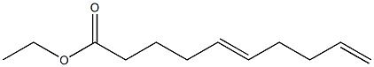 5,9-Decadienoic acid ethyl ester Structure