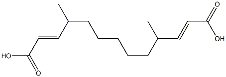 ジアクリル酸1,7-ジメチル-1,7-ヘプタンジイル 化学構造式
